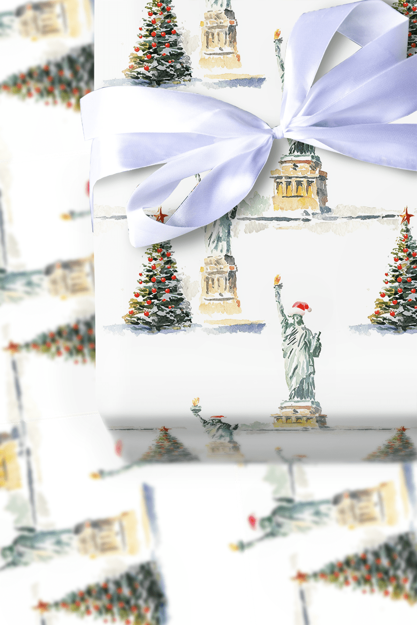 Liberty Lights - Wrapping Paper - Aspen & Arlo
