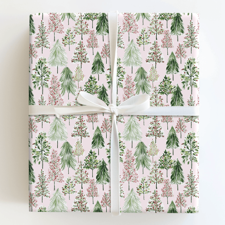 Raspberry Christmas Farm - Wrapping Paper - Aspen & Arlo