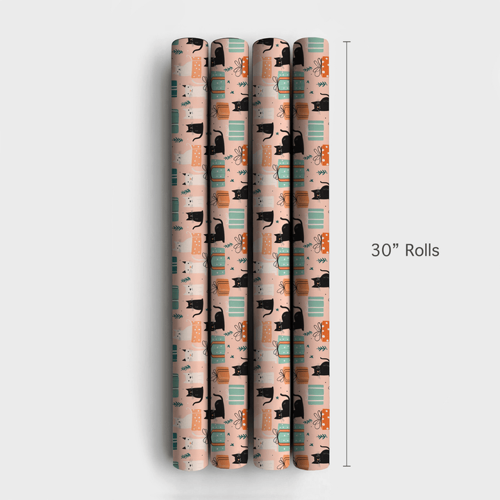 Cats and Christmas Presents - Wrapping Paper - Aspen & Arlo