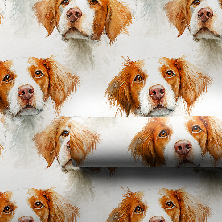 Watercolor Brittany Spaniel