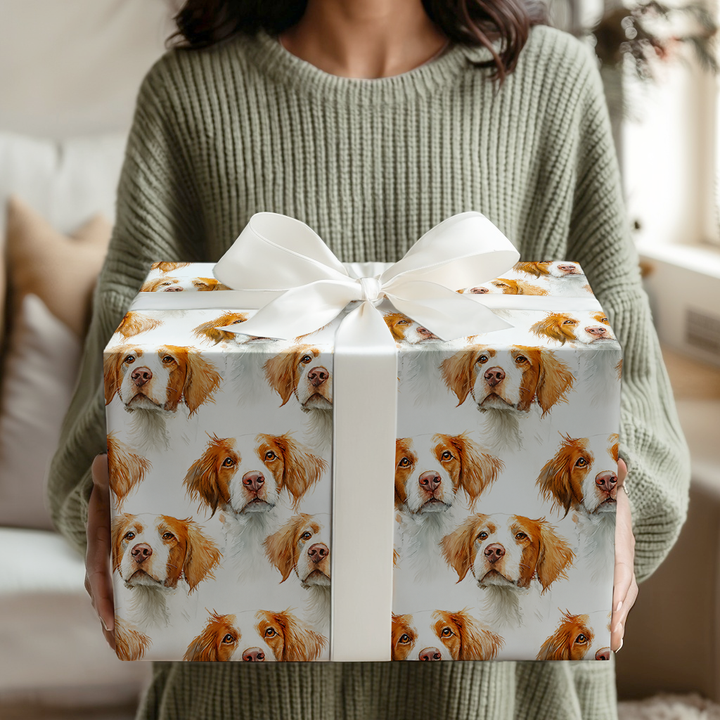 Watercolor Brittany Spaniel