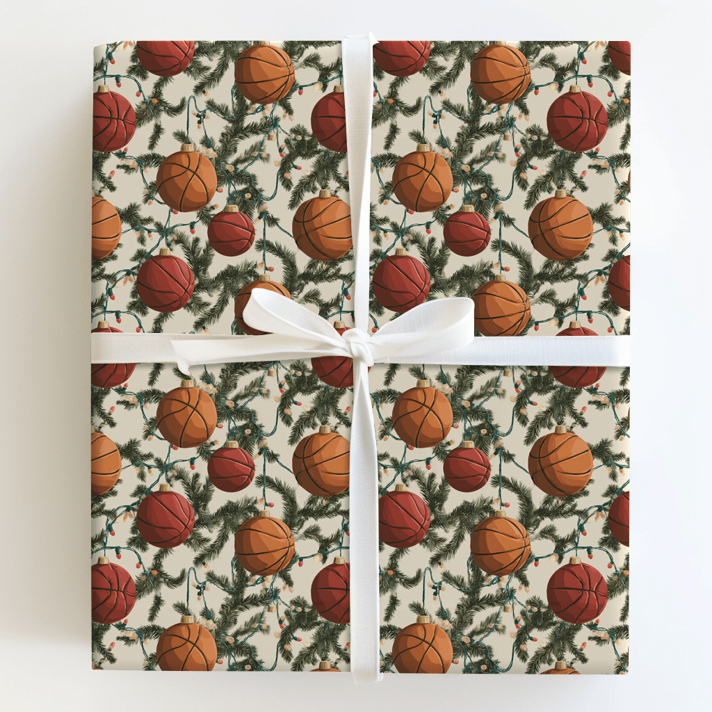 Fa La La Layup - Wrapping Paper - Aspen & Arlo