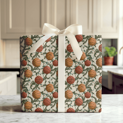 Fa La La Layup - Wrapping Paper - Aspen & Arlo