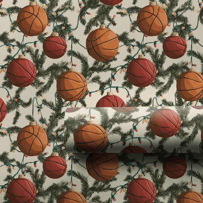Fa La La Layup - Wrapping Paper - Aspen & Arlo
