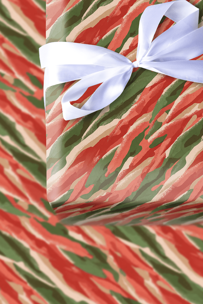 Stripes and Shells - Wrapping Paper - Aspen & Arlo