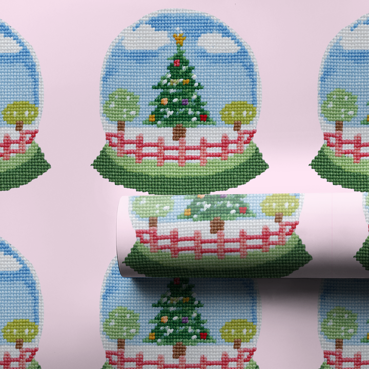 Blushing Snow Globe Stitch