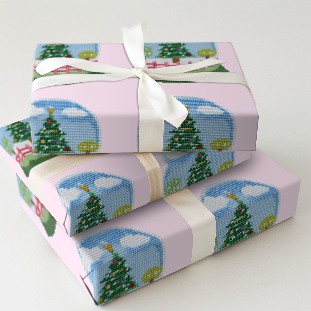 Blushing Snow Globe Stitch