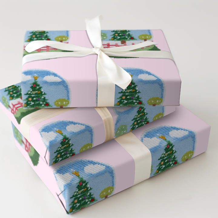 Blushing Snow Globe Stitch