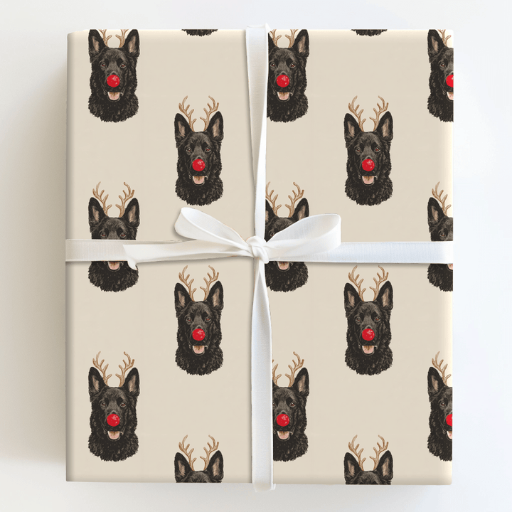 Rudolph the Malinois - Wrapping Paper - Aspen & Arlo