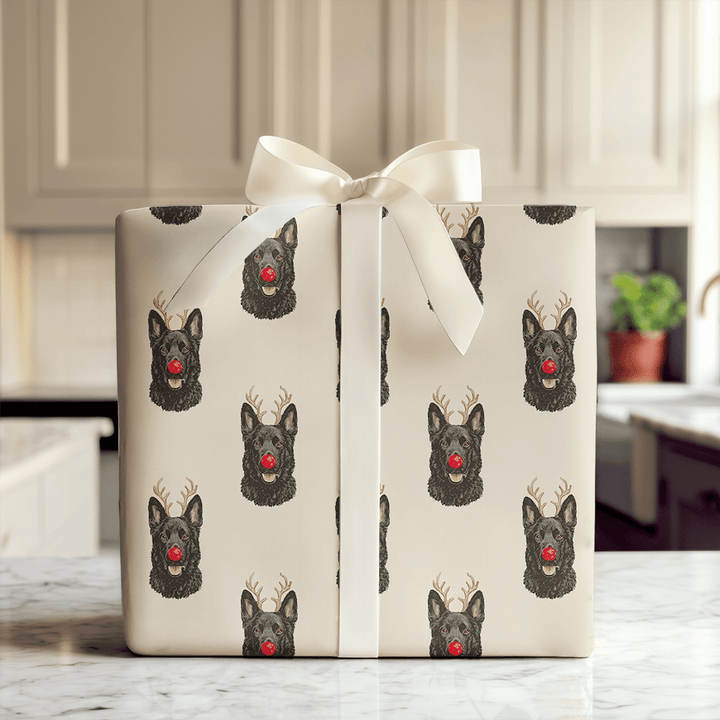 Rudolph the Malinois - Wrapping Paper - Aspen & Arlo