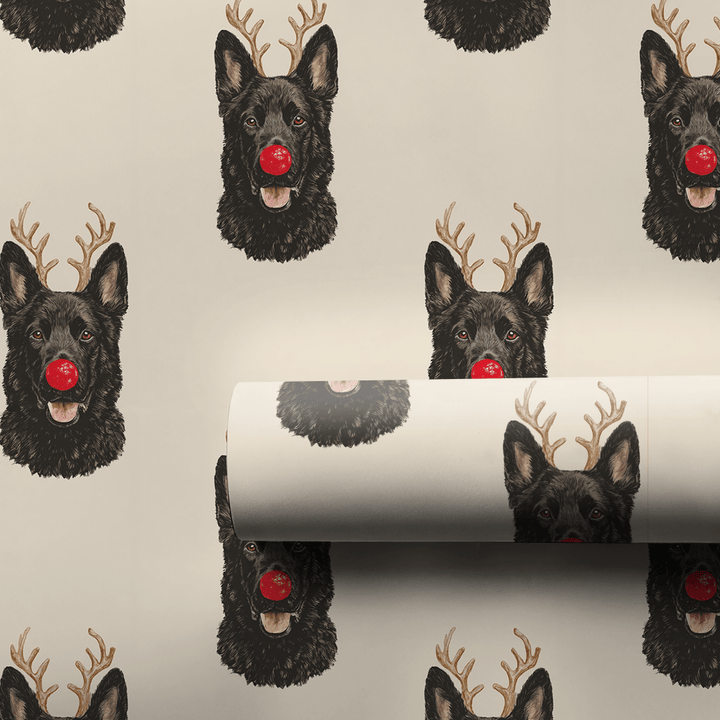 Rudolph the Malinois - Wrapping Paper - Aspen & Arlo