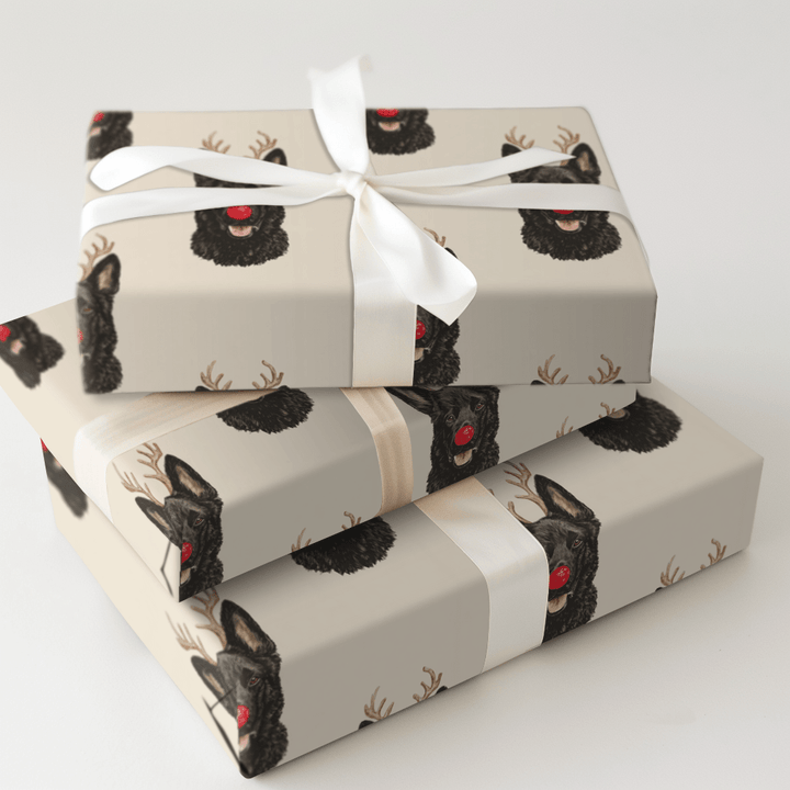 Rudolph the Malinois - Wrapping Paper - Aspen & Arlo
