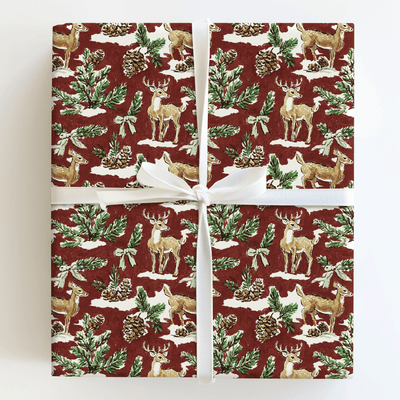Whitetail Christmas - Wrapping Paper - Aspen & Arlo