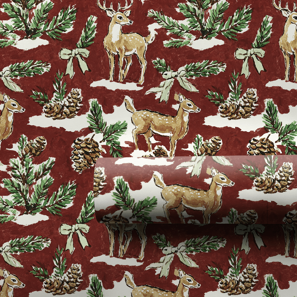 Whitetail Christmas - Wrapping Paper - Aspen & Arlo