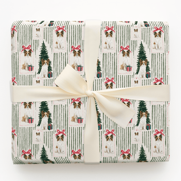 Papillon Christmas Tags - Wrapping Paper - Aspen & Arlo