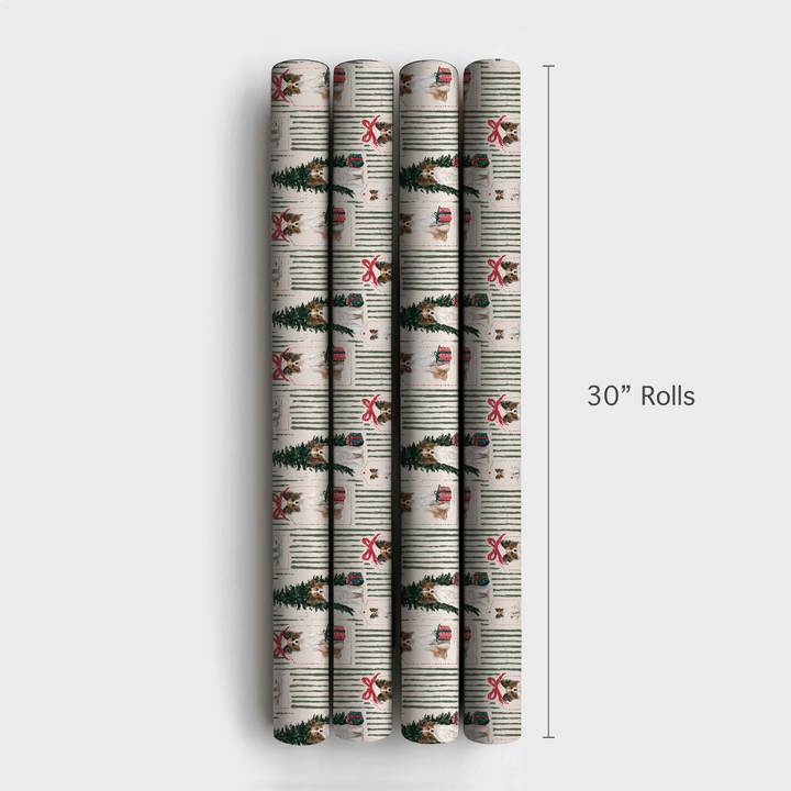 Papillon Christmas Tags - Wrapping Paper - Aspen & Arlo
