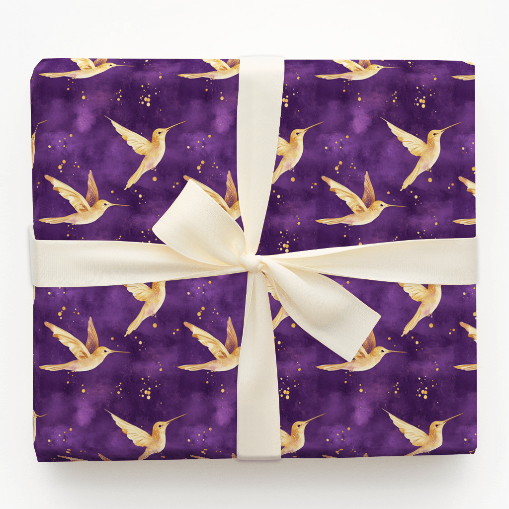 Humming Violet - Wrapping Paper - Aspen & Arlo