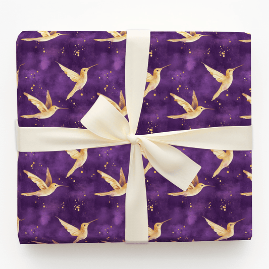 Humming Violet - Wrapping Paper - Aspen & Arlo