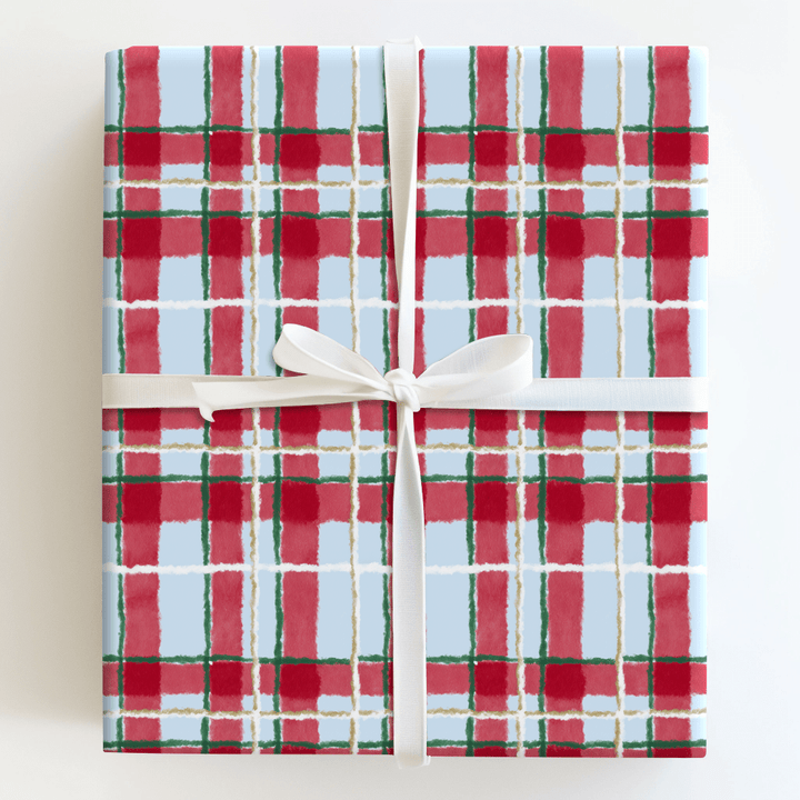 Tartan My Heart - Wrapping Paper - Aspen & Arlo