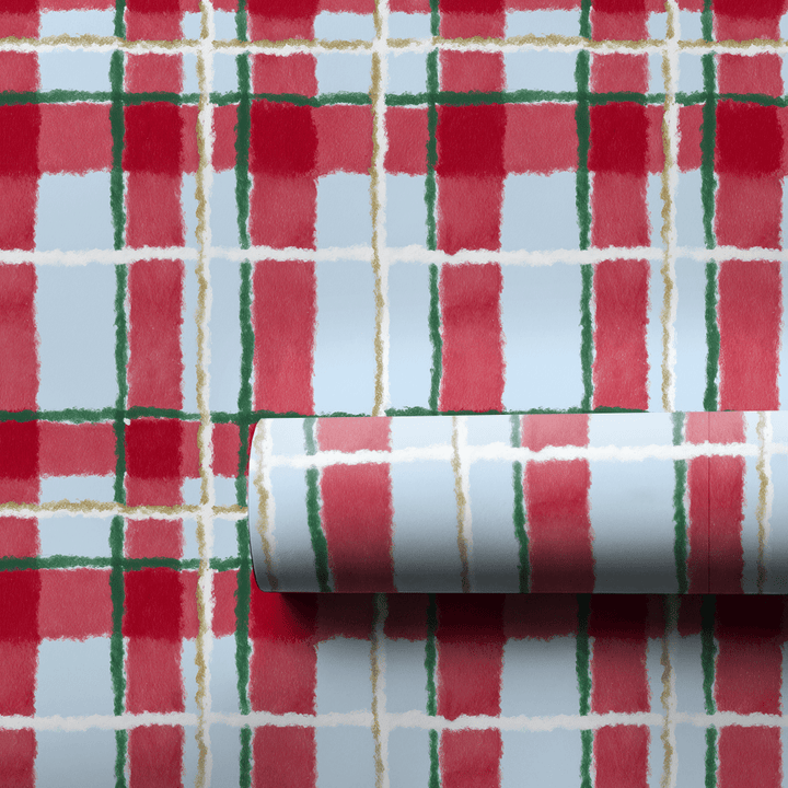 Tartan My Heart - Wrapping Paper - Aspen & Arlo