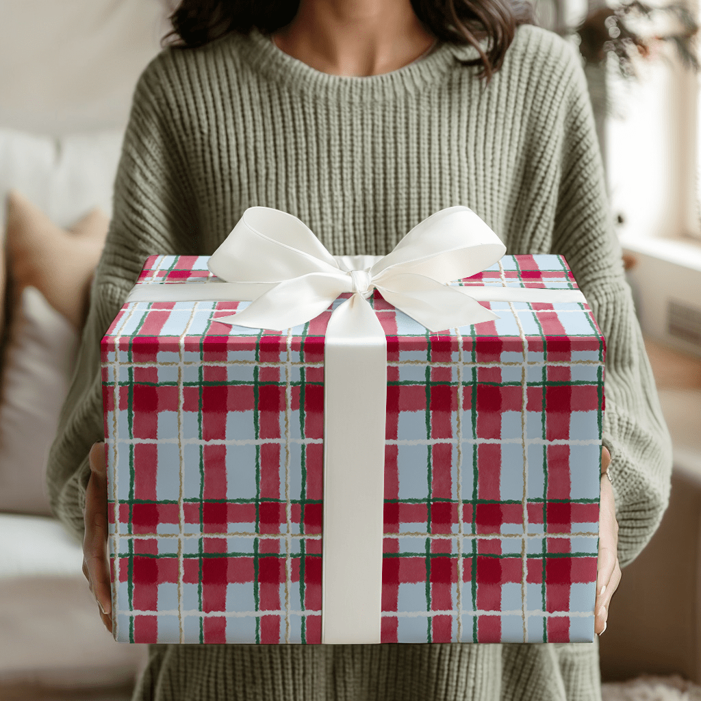 Tartan My Heart - Wrapping Paper - Aspen & Arlo