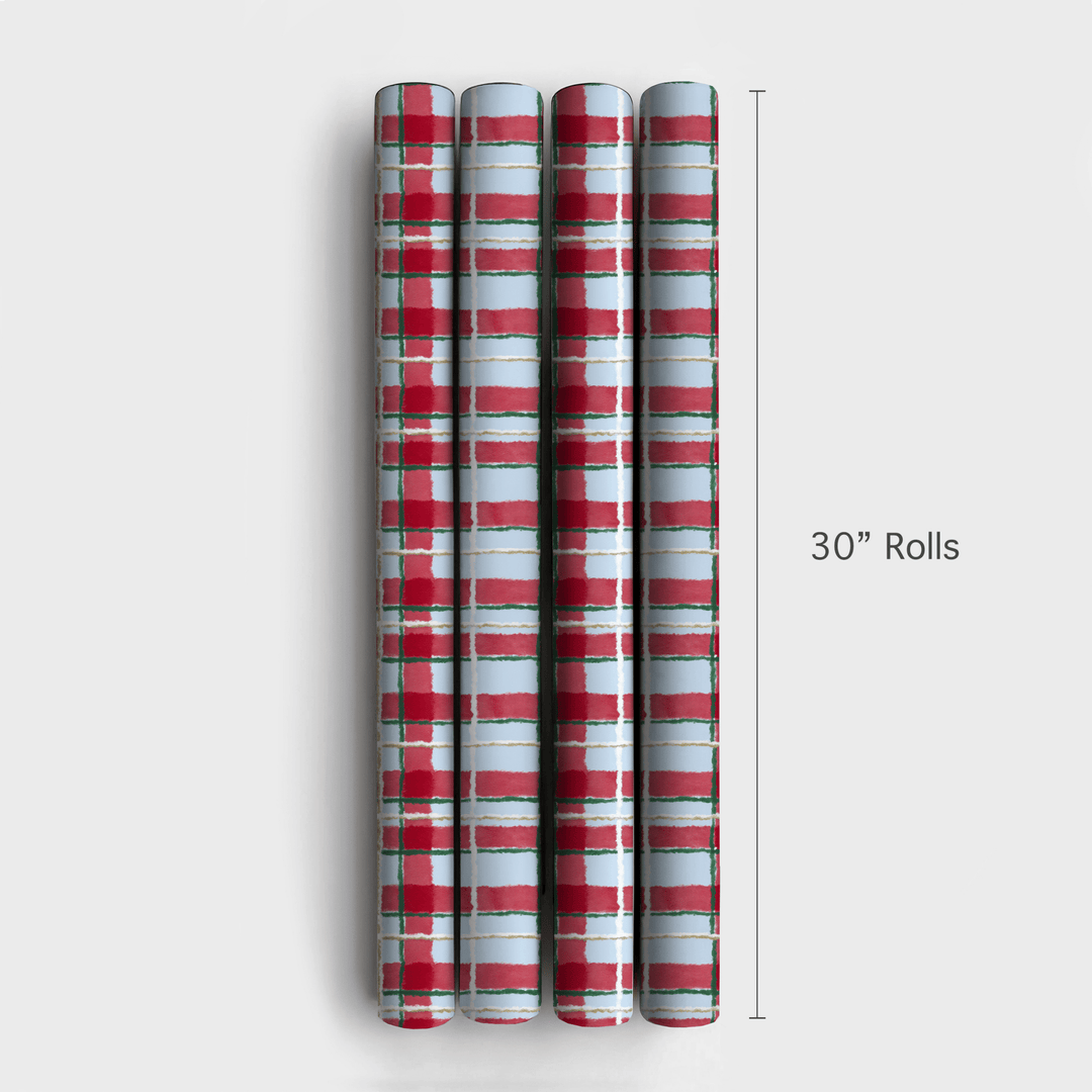 Tartan My Heart - Wrapping Paper - Aspen & Arlo