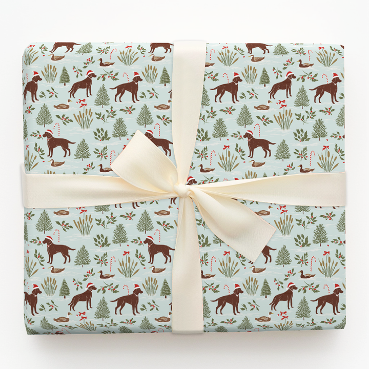 Chocolate Lab Holiday Hunt