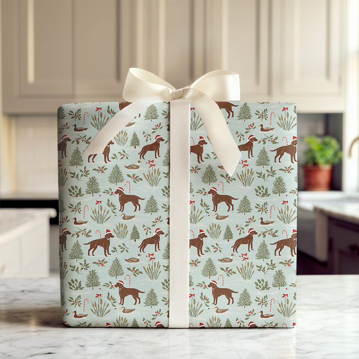 Chocolate Lab Holiday Hunt