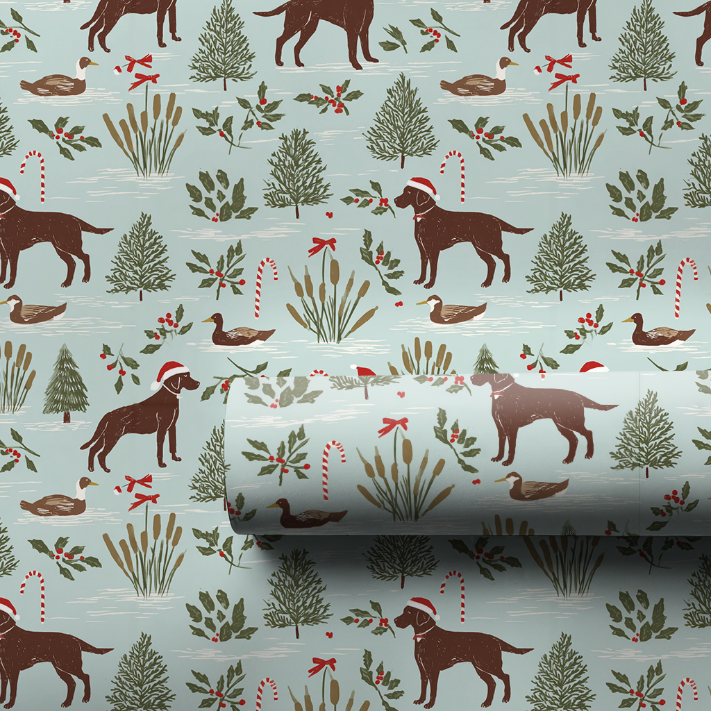 Chocolate Lab Holiday Hunt