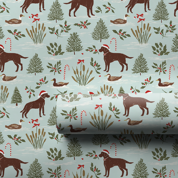 Chocolate Lab Holiday Hunt