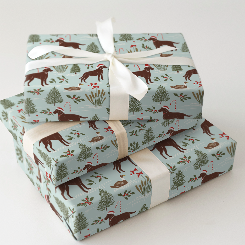 Chocolate Lab Holiday Hunt