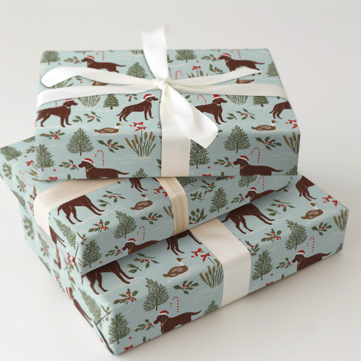 Chocolate Lab Holiday Hunt