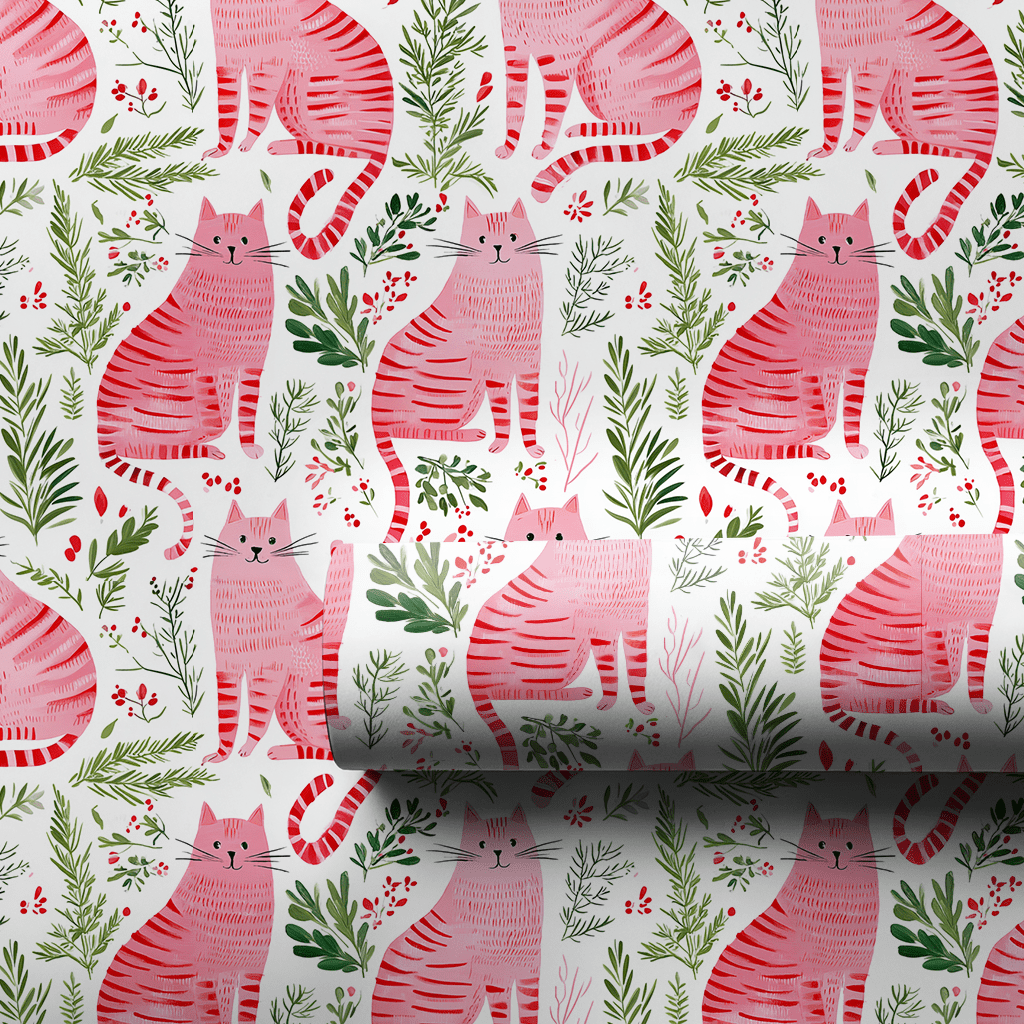 Meowy Christmas - Wrapping Paper - Aspen & Arlo