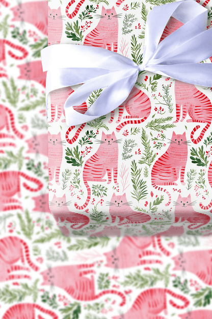 Meowy Christmas - Wrapping Paper - Aspen & Arlo