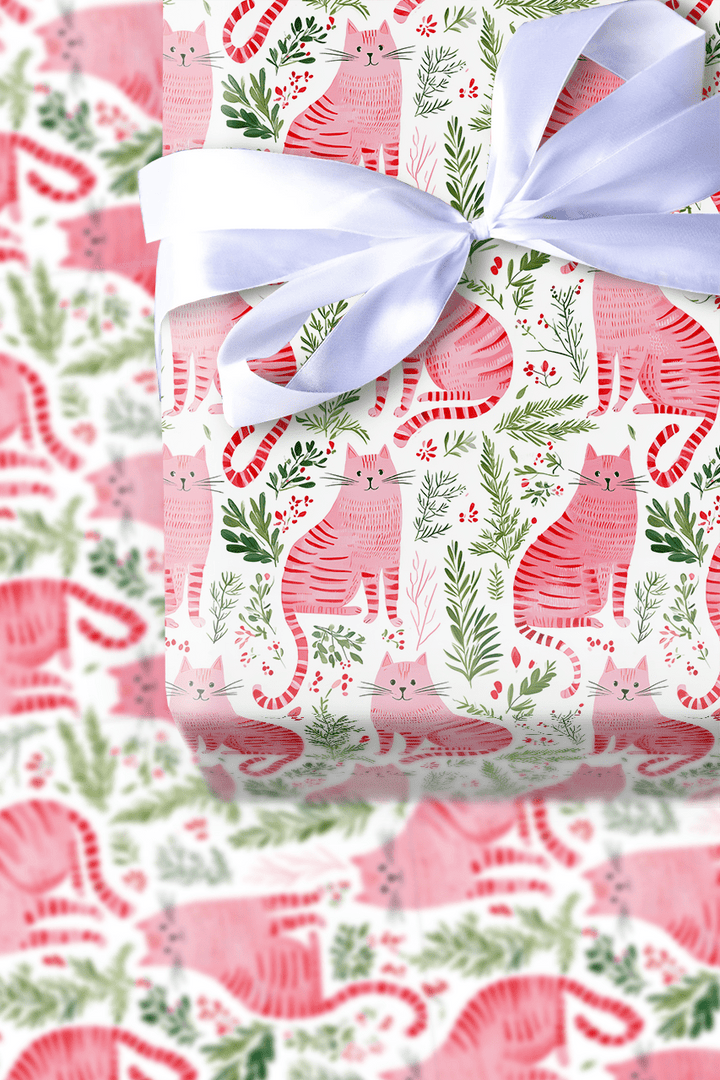 Meowy Christmas - Wrapping Paper - Aspen & Arlo