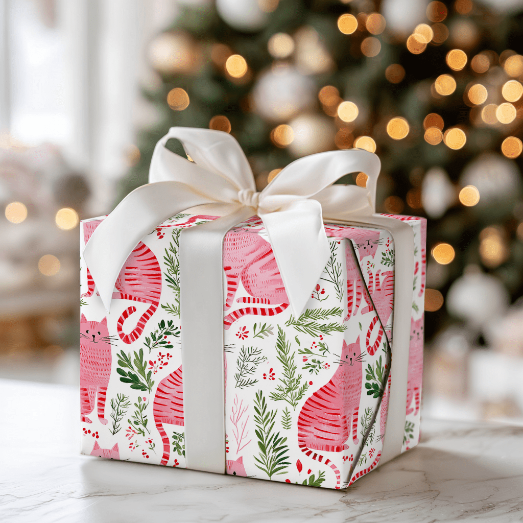 Meowy Christmas - Wrapping Paper - Aspen & Arlo