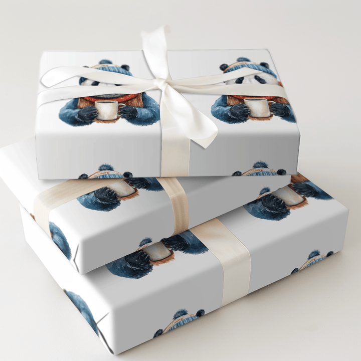 Blythe Bear - Wrapping Paper - Aspen & Arlo
