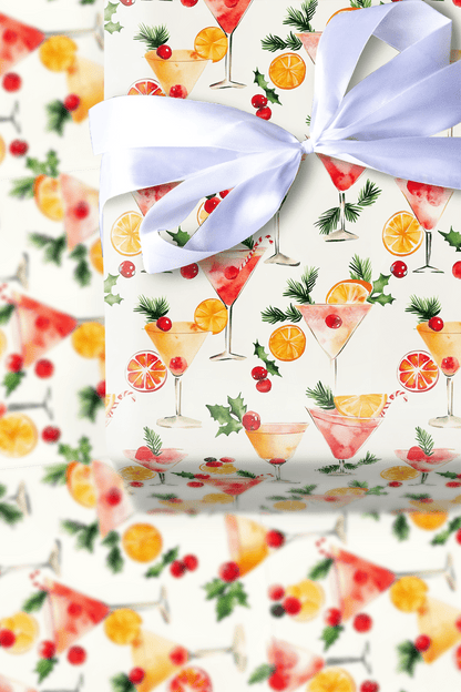 Five O'Clock Christmas - Wrapping Paper - Aspen & Arlo