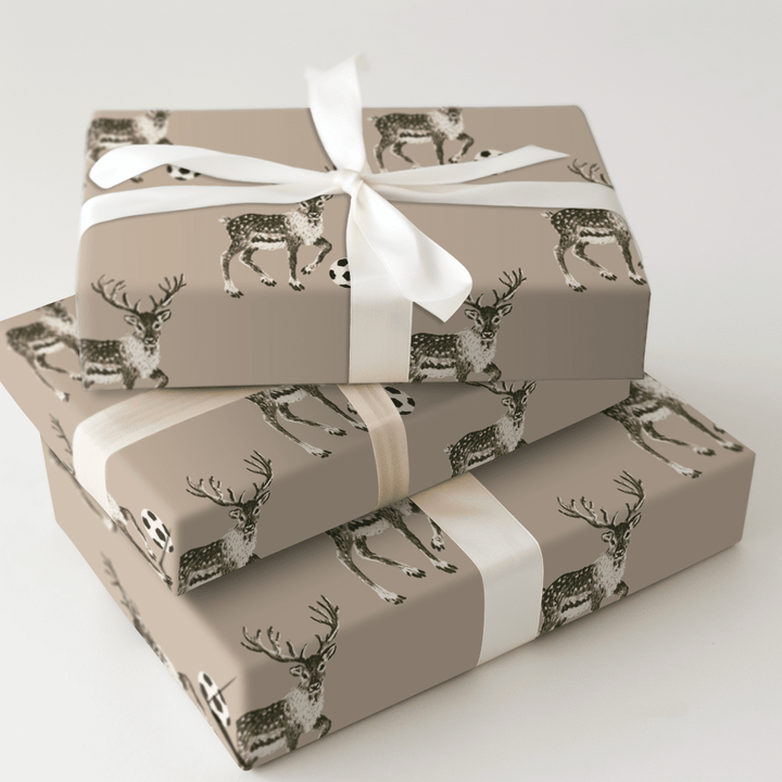 Reindeer Soccer - Wrapping Paper - Aspen & Arlo