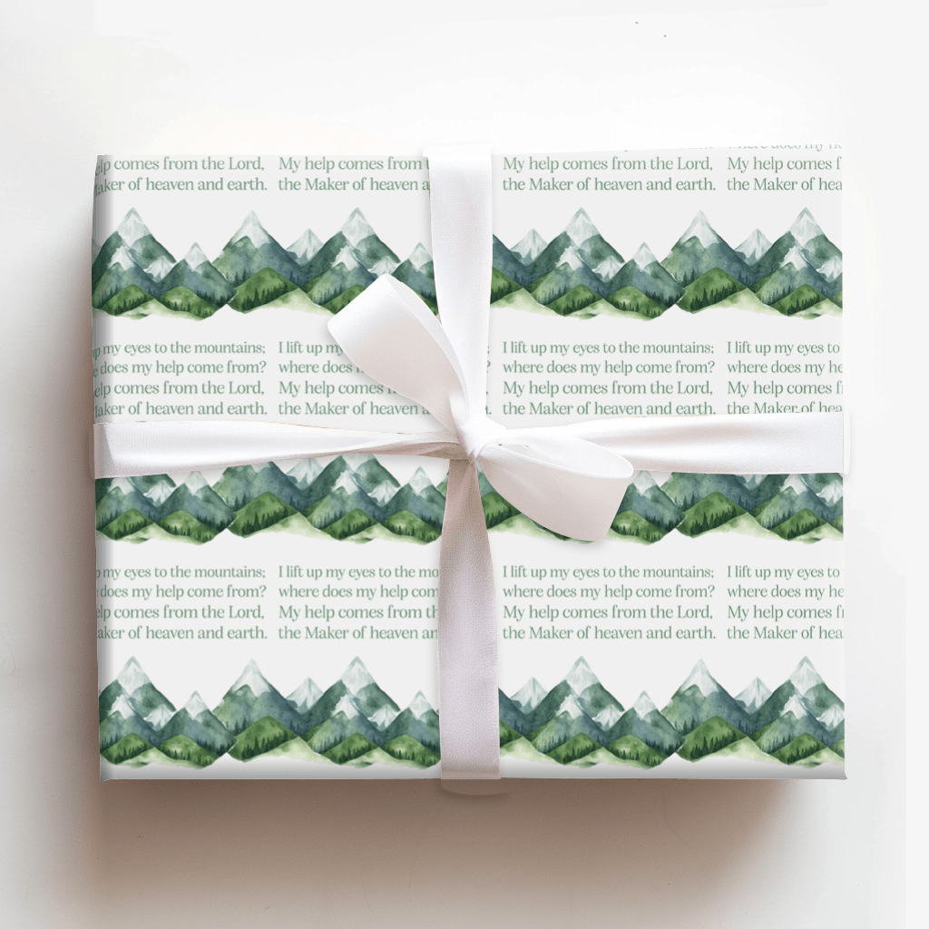 Lift My Eyes - Wrapping Paper - Aspen & Arlo