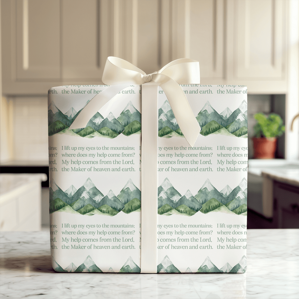 Lift My Eyes - Wrapping Paper - Aspen & Arlo