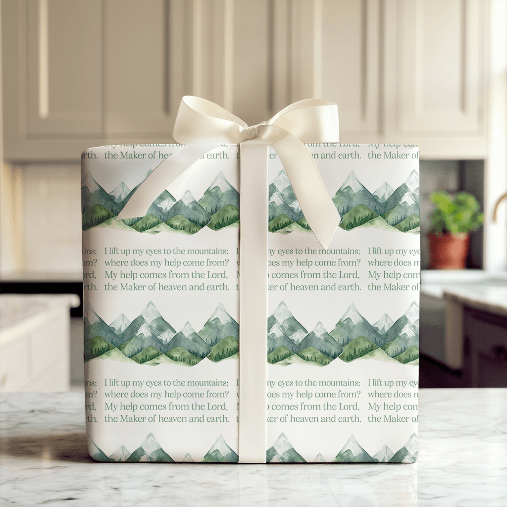 Lift My Eyes - Wrapping Paper - Aspen & Arlo