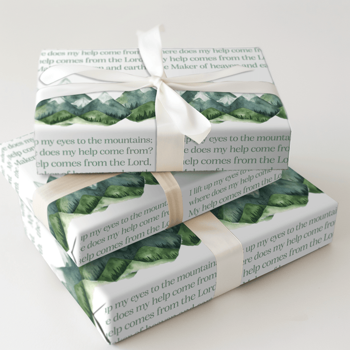 Lift My Eyes - Wrapping Paper - Aspen & Arlo