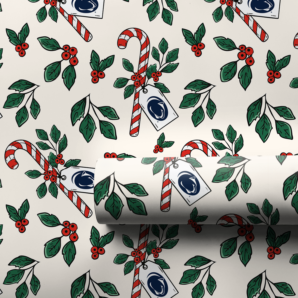 Peppermint Penn - Wrapping Paper - Aspen & Arlo