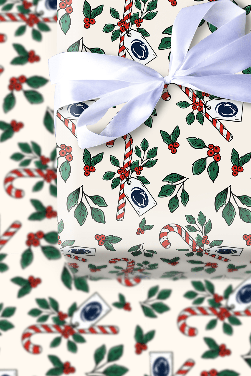 Peppermint Penn - Wrapping Paper - Aspen & Arlo