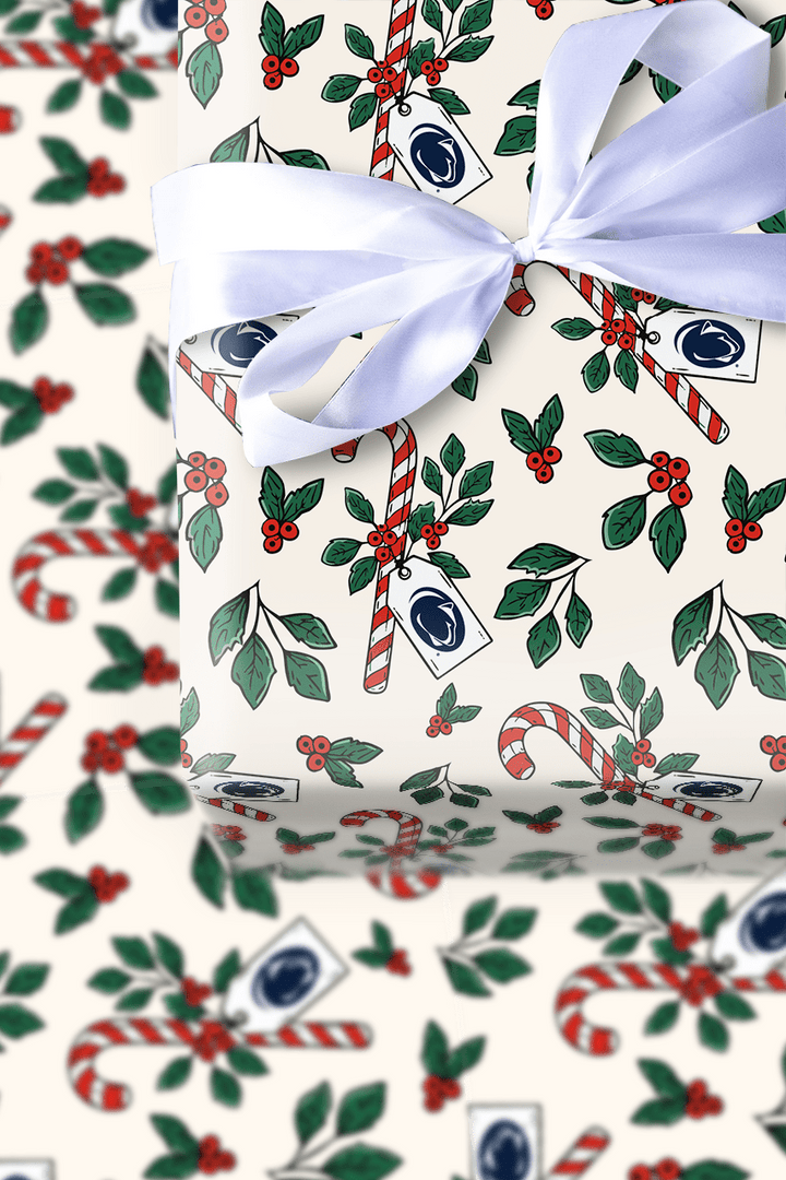 Peppermint Penn - Wrapping Paper - Aspen & Arlo