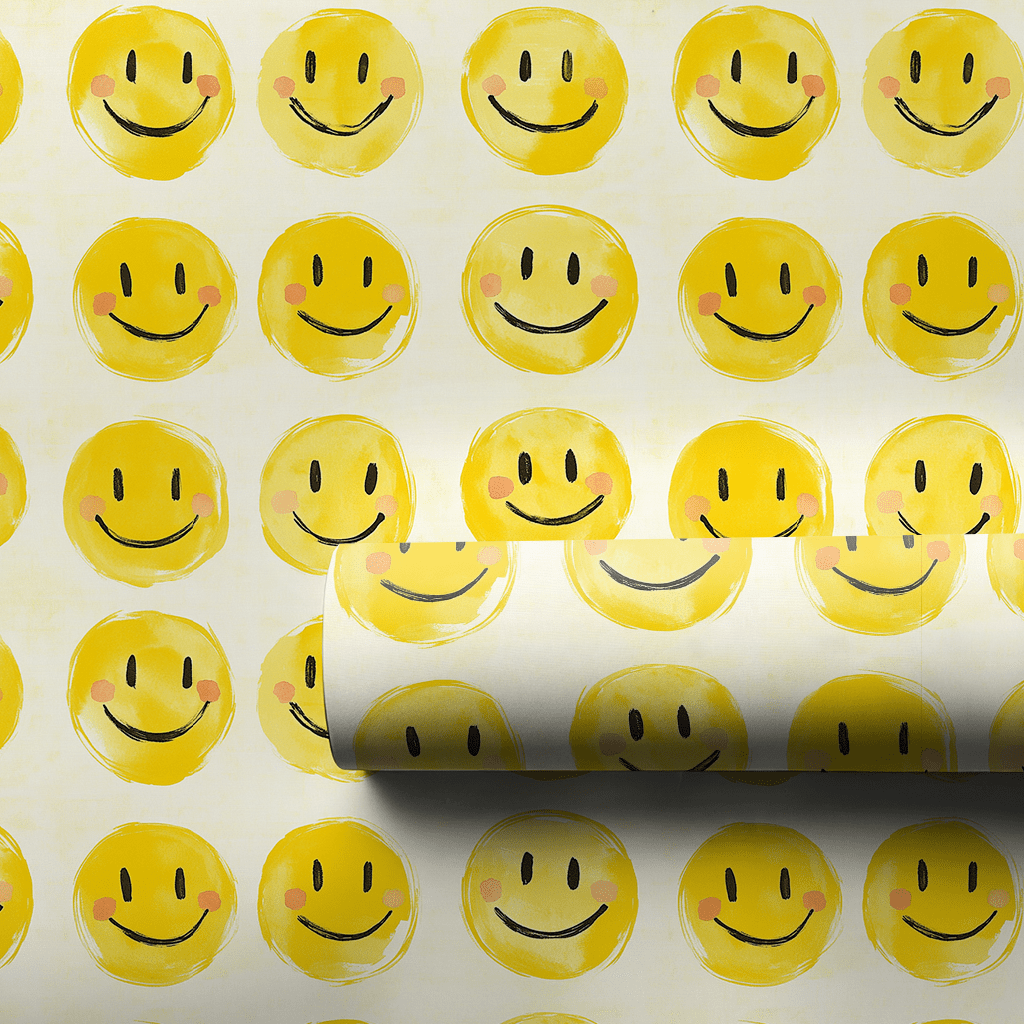 Smile on My Mind - Wrapping Paper - Aspen & Arlo
