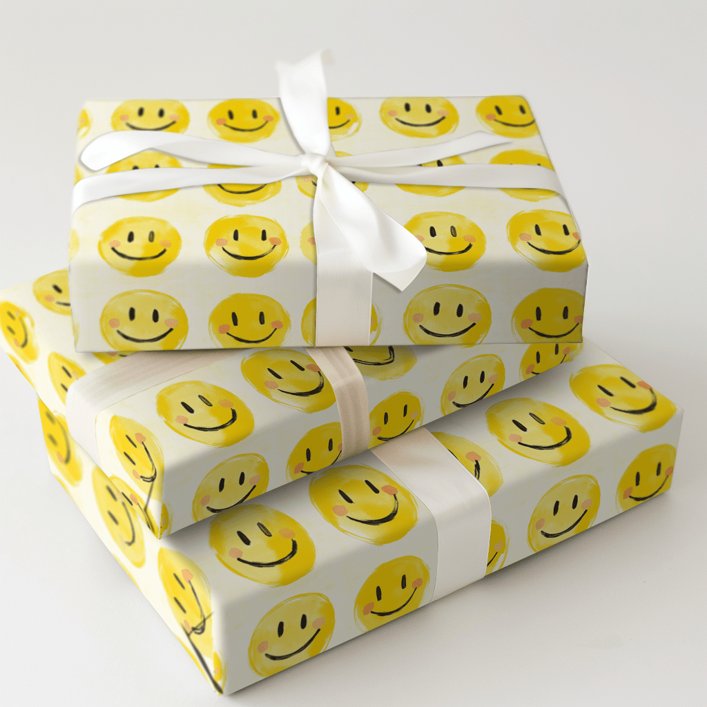 Smile on My Mind - Wrapping Paper - Aspen & Arlo