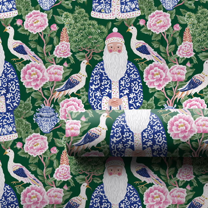 Chinoiserie Santa