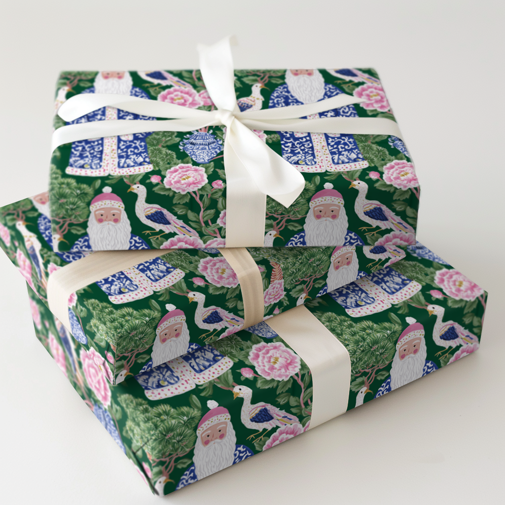Chinoiserie Santa